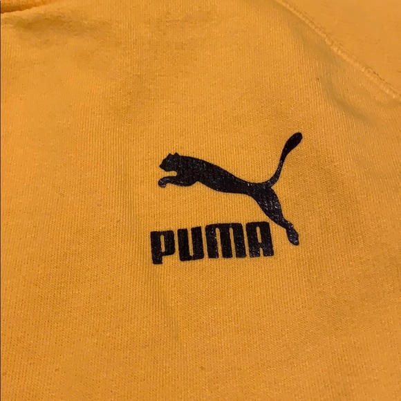 Puma yellow side zippers sweater - Picture 2 of 6